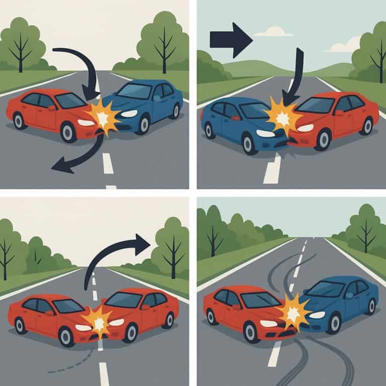 How Do Head-On Collisions Typically Occur and Who's at Fault?